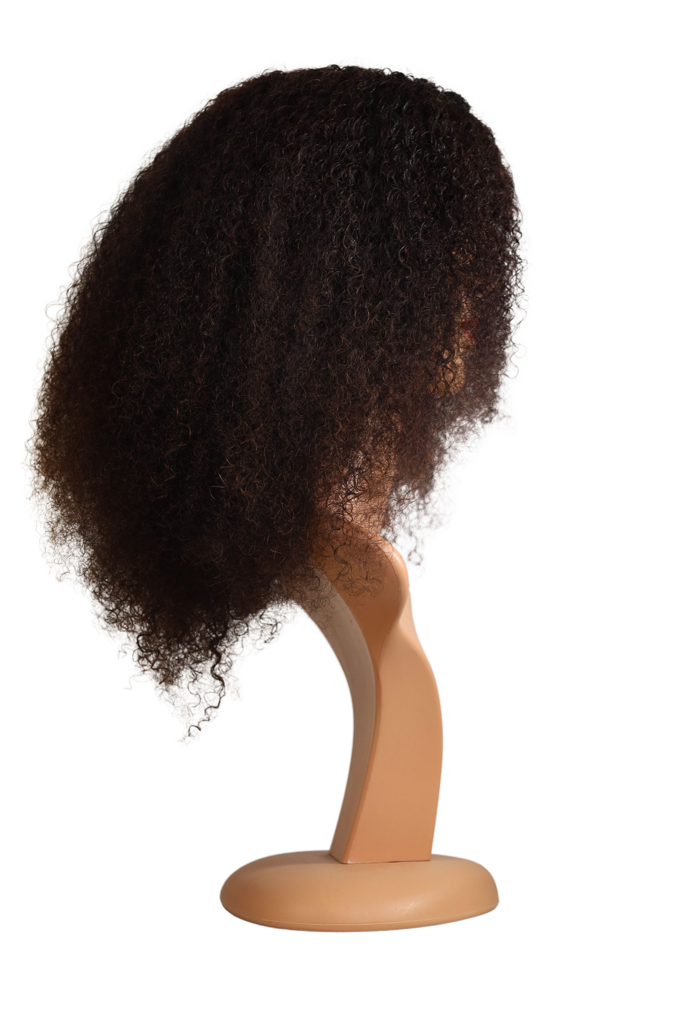 Curly dark brown wig - Image 2
