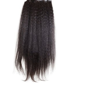 Premium Textured Kinky Straight Hair Extension Bundle