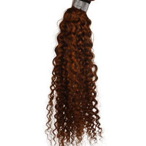 Luxury Tight Curl Reddish‑Brown Hair Bundle