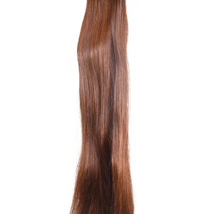 Luxury Long Straight Reddish‑Brown Clip‑In Hair Extension – 100% Premium Human Hair